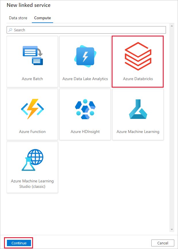 data ingestion azure data factory: azure databricks linked service step 3